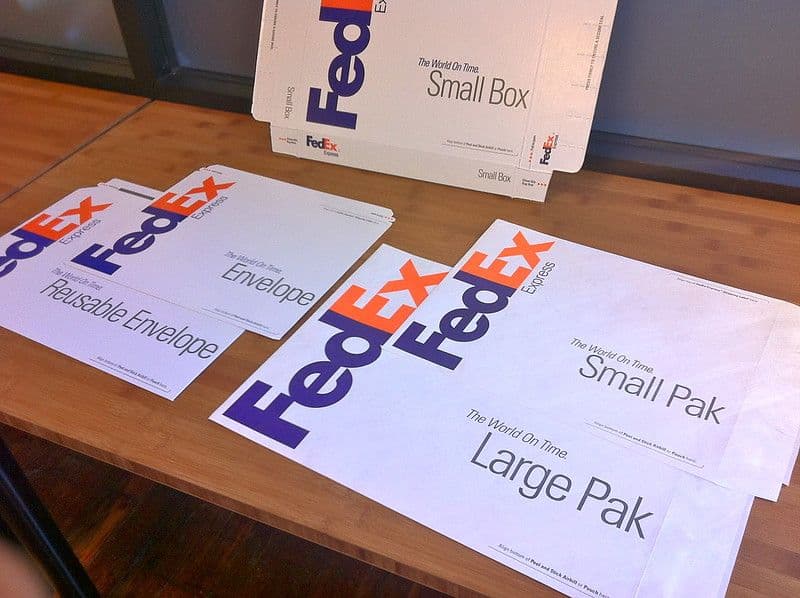 Multiple FedEx Envelopes and Paks