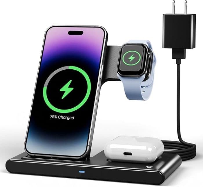 Iphone Charging Station for Iphone, Airpods, and Apple Watch