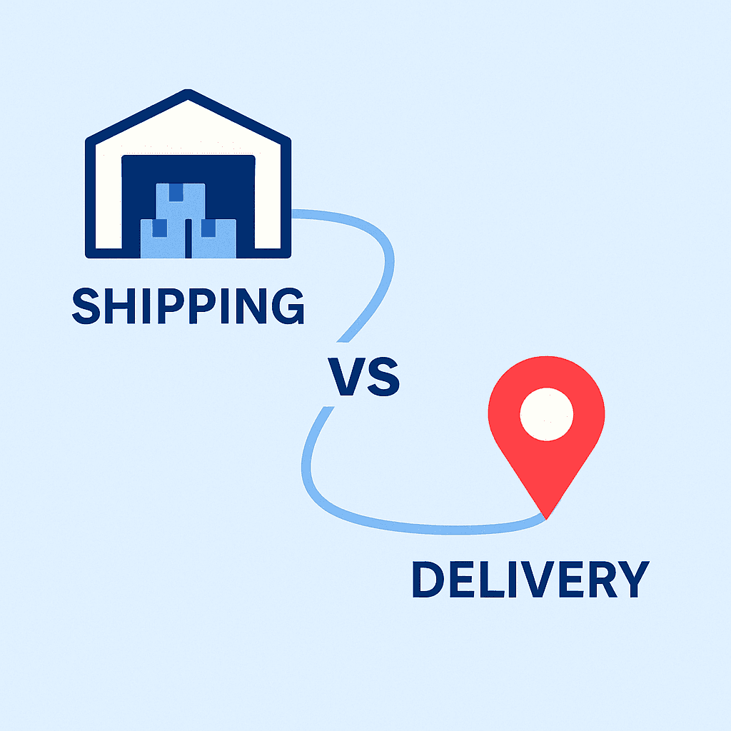 shipping vs delivery